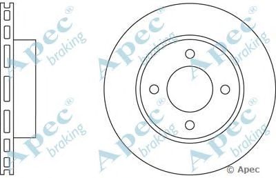 APEC BRAKING dsk2648 -  Тормозной диск